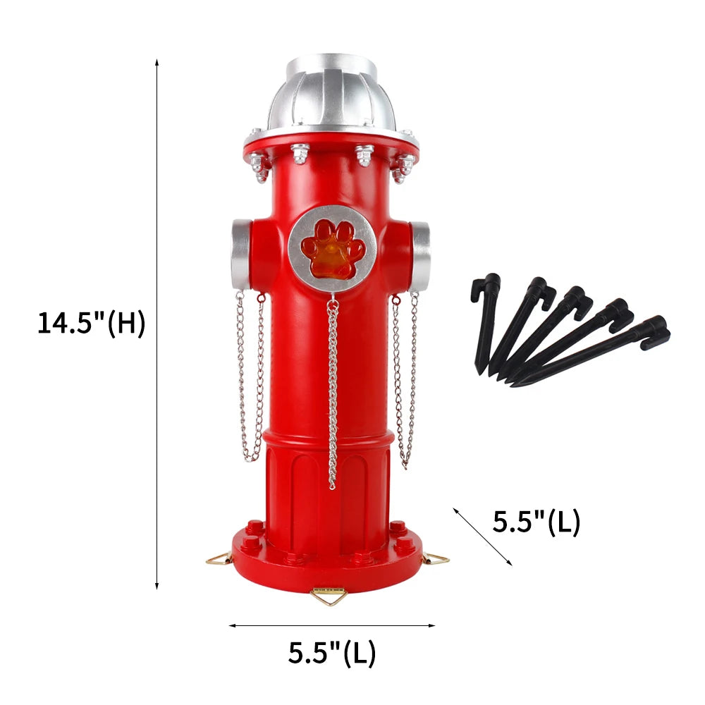 Realistic Fake Fire Hydrant Suitable for Dogs to Pee On