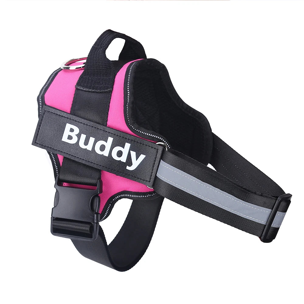 Personalized Dog Harness NO PULL Reflective Breathable.