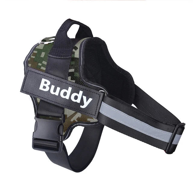 Personalized Dog Harness NO PULL Reflective Breathable.