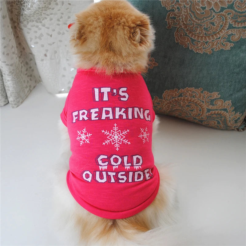 Fashionable pet clothes cute dog vest shirt dog costume