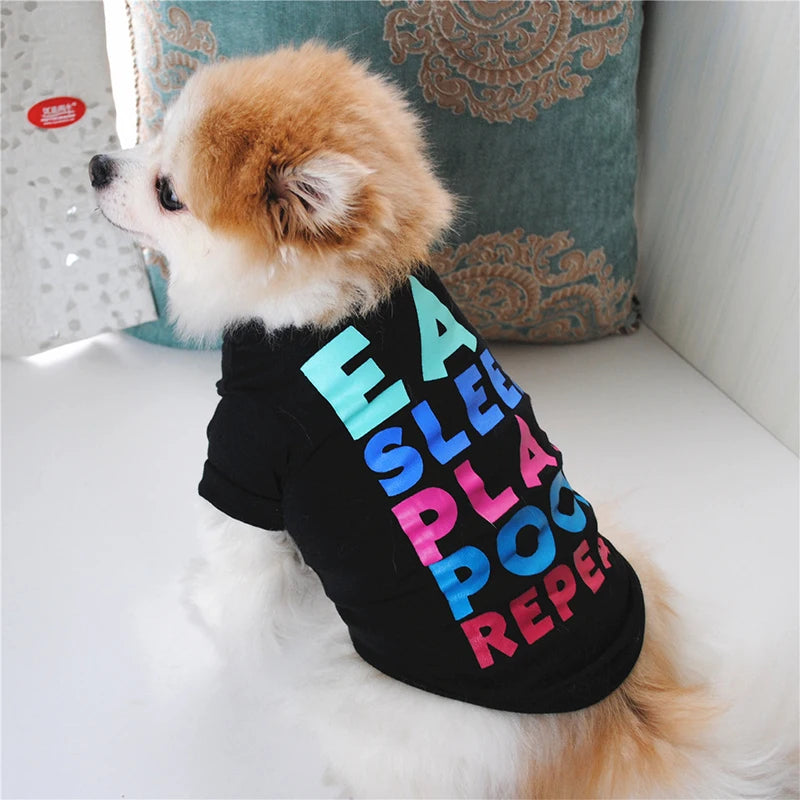 Fashionable pet clothes cute dog vest shirt dog costume