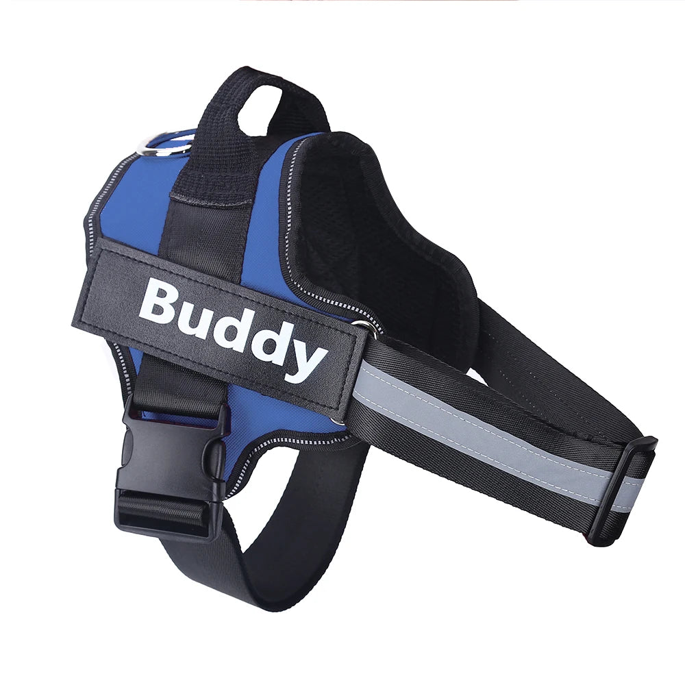 Personalized Dog Harness NO PULL Reflective Breathable.