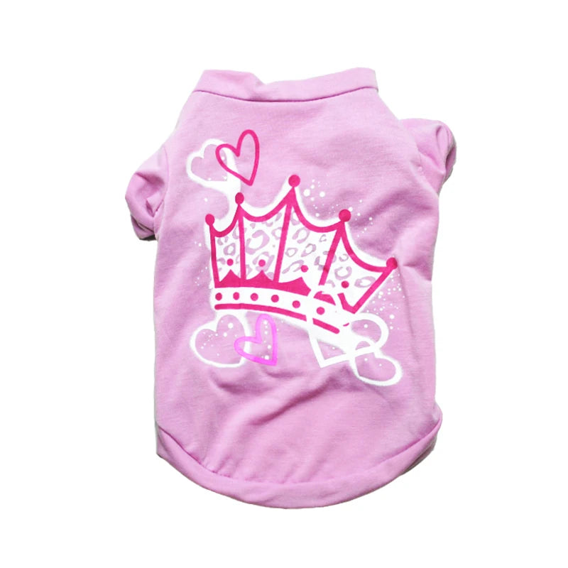 Fashionable pet clothes cute dog vest shirt dog costume