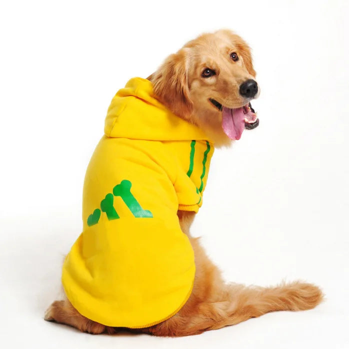 Hooded Adidog Pet Dog Clothes for Small Medium Big Large Dogs