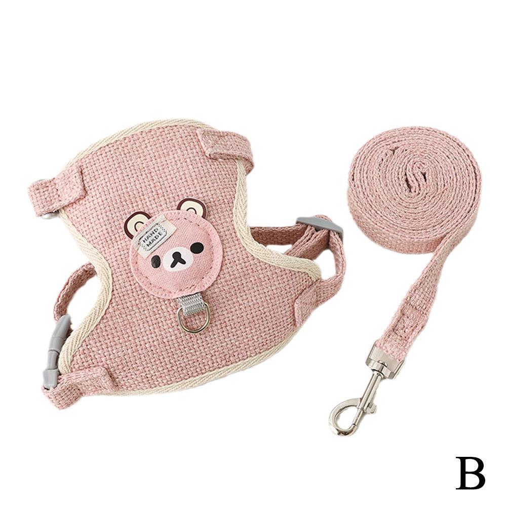 Lovely Small Pet Vest Chest Strap Dog Leash Traction Rope.