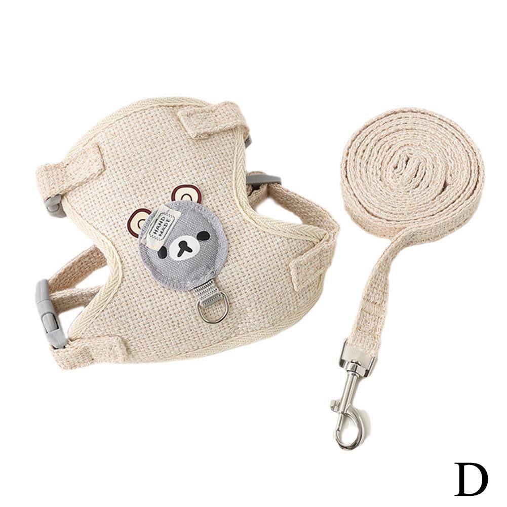 Lovely Small Pet Vest Chest Strap Dog Leash Traction Rope.
