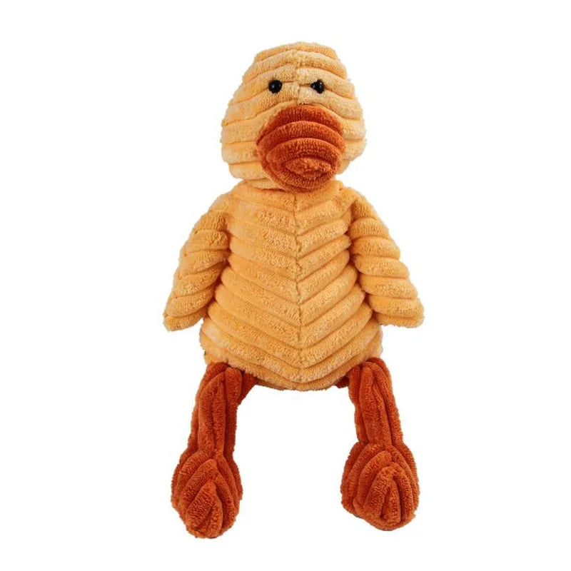 Plush Dog Toy Animals Shape Bite Resistant Squeaky Toys