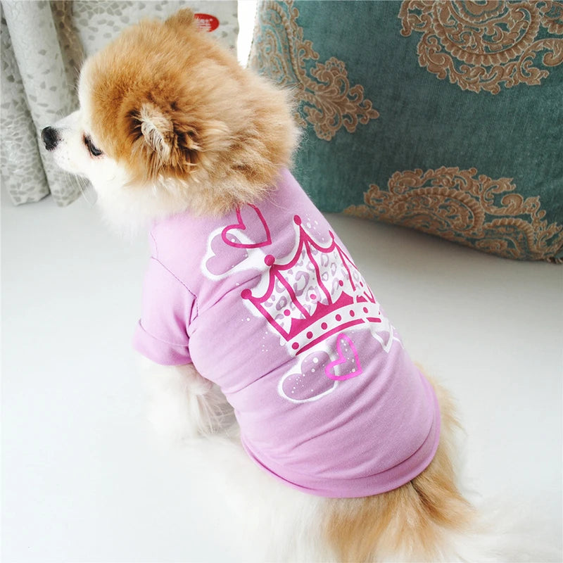 Fashionable pet clothes cute dog vest shirt dog costume