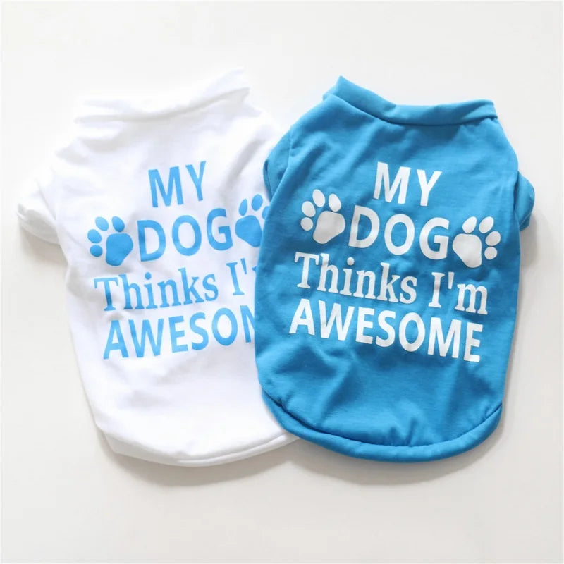 Fashionable pet clothes cute dog vest shirt dog costume