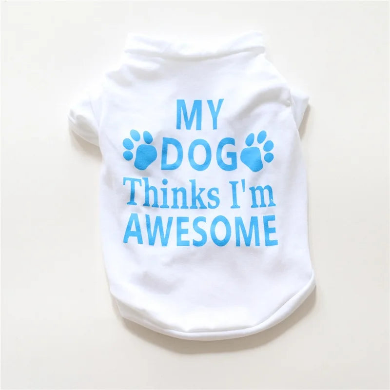 Fashionable pet clothes cute dog vest shirt dog costume