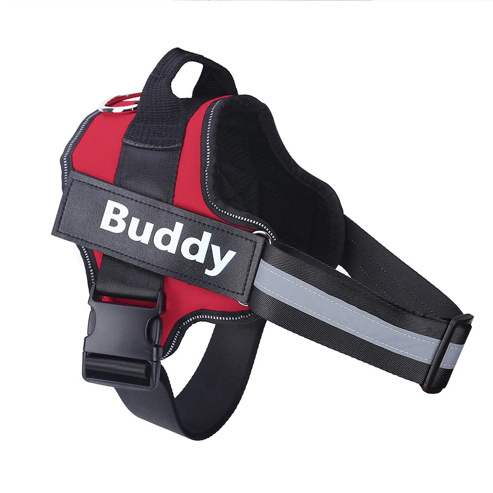 Personalized Dog Harness NO PULL Reflective Breathable.