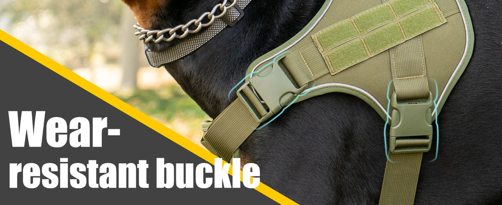 Tactical Dog Harness Doberman Pinscher Pet Training Vest