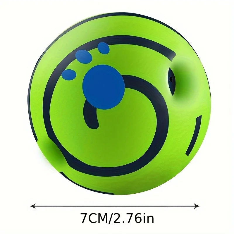 Squeaky Giggle Wobble Ball - Durable, Interactive