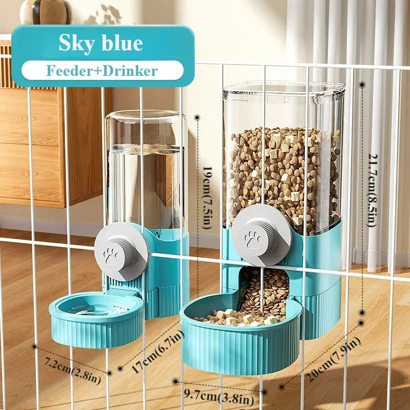 New Tepy Gravity Pet Auto Feeder Waterer
