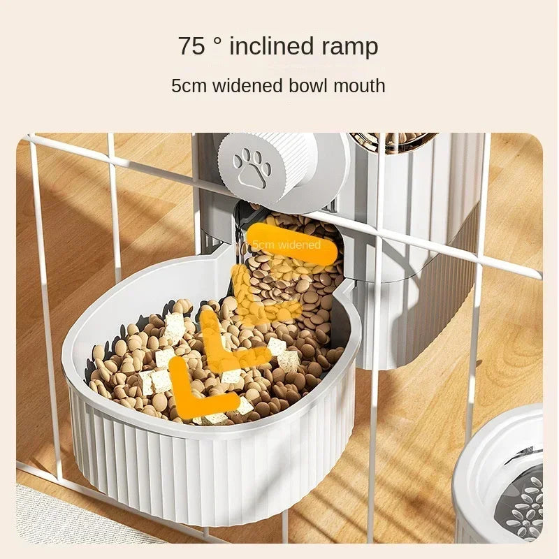 New Tepy Gravity Pet Auto Feeder Waterer