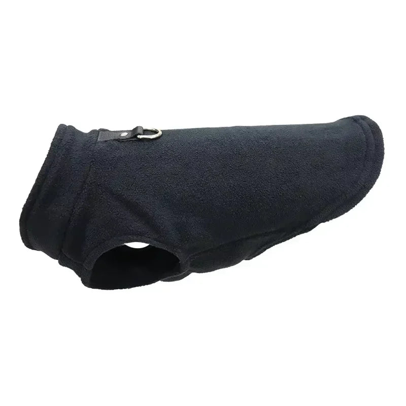 Warm Fleece Dogs Clothes Pet Dog Jacket Vest With D-Ring For Small Dog