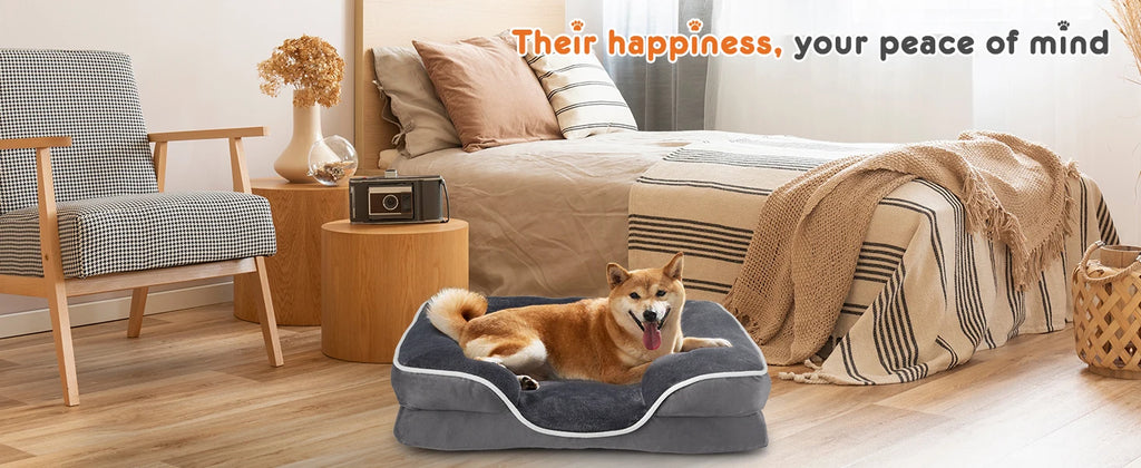 JHK Orthopedic Dog Bed Memory Foam Pet Bed for Small Dogs