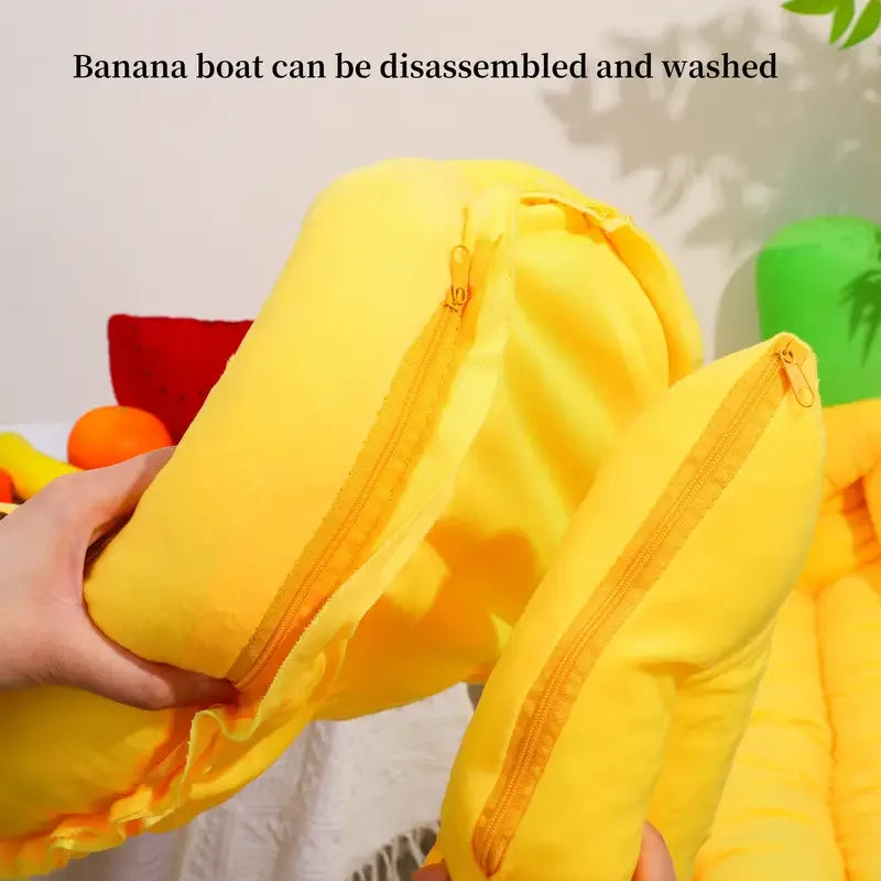 Dogs Bed Cozy Banana Shaped Nest Pets Bed Durable