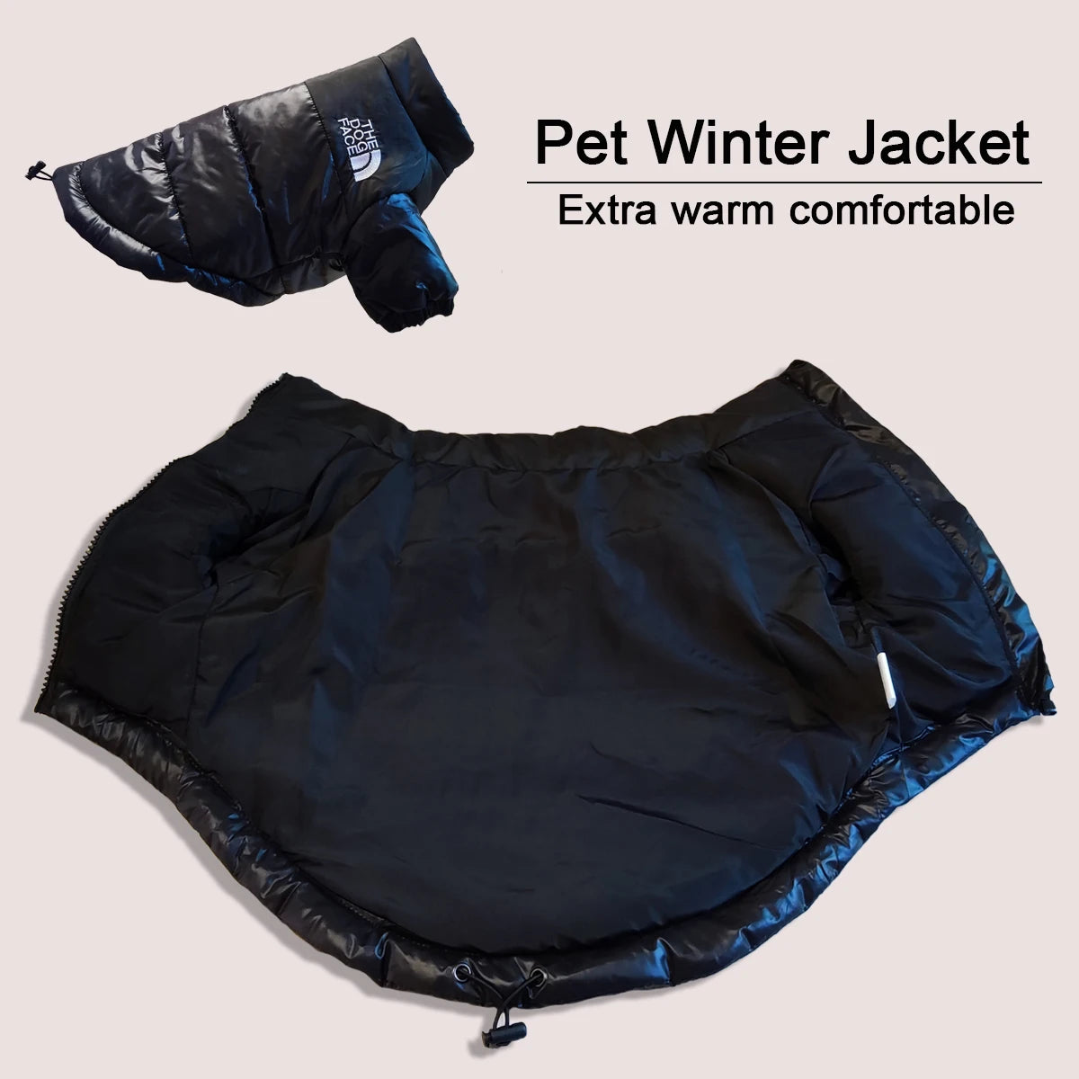 Large Winter Pet Dog Clothes Puppy Warm Windproof Jacket