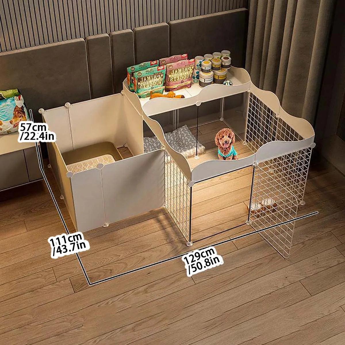 Pet dog enclosure Home House kennel Indoor small dog