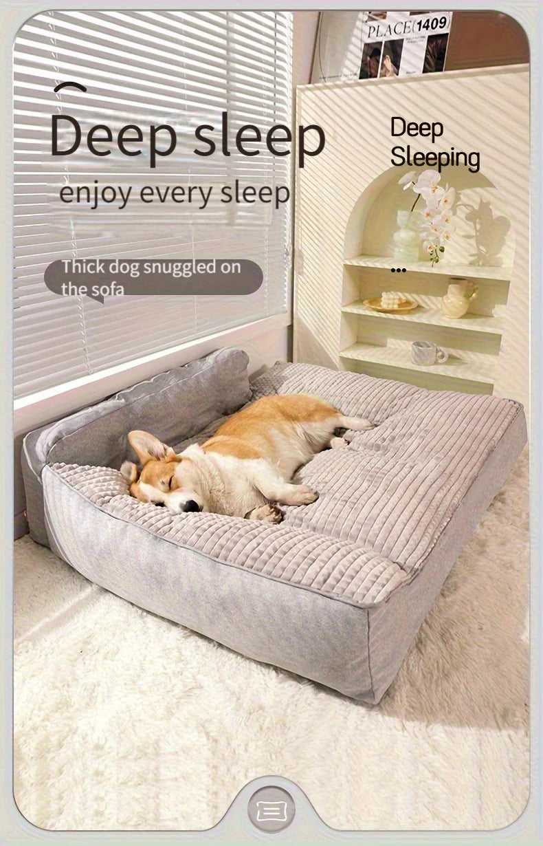Large Dog Winter Warm Bed Extra Large Deep Sleep