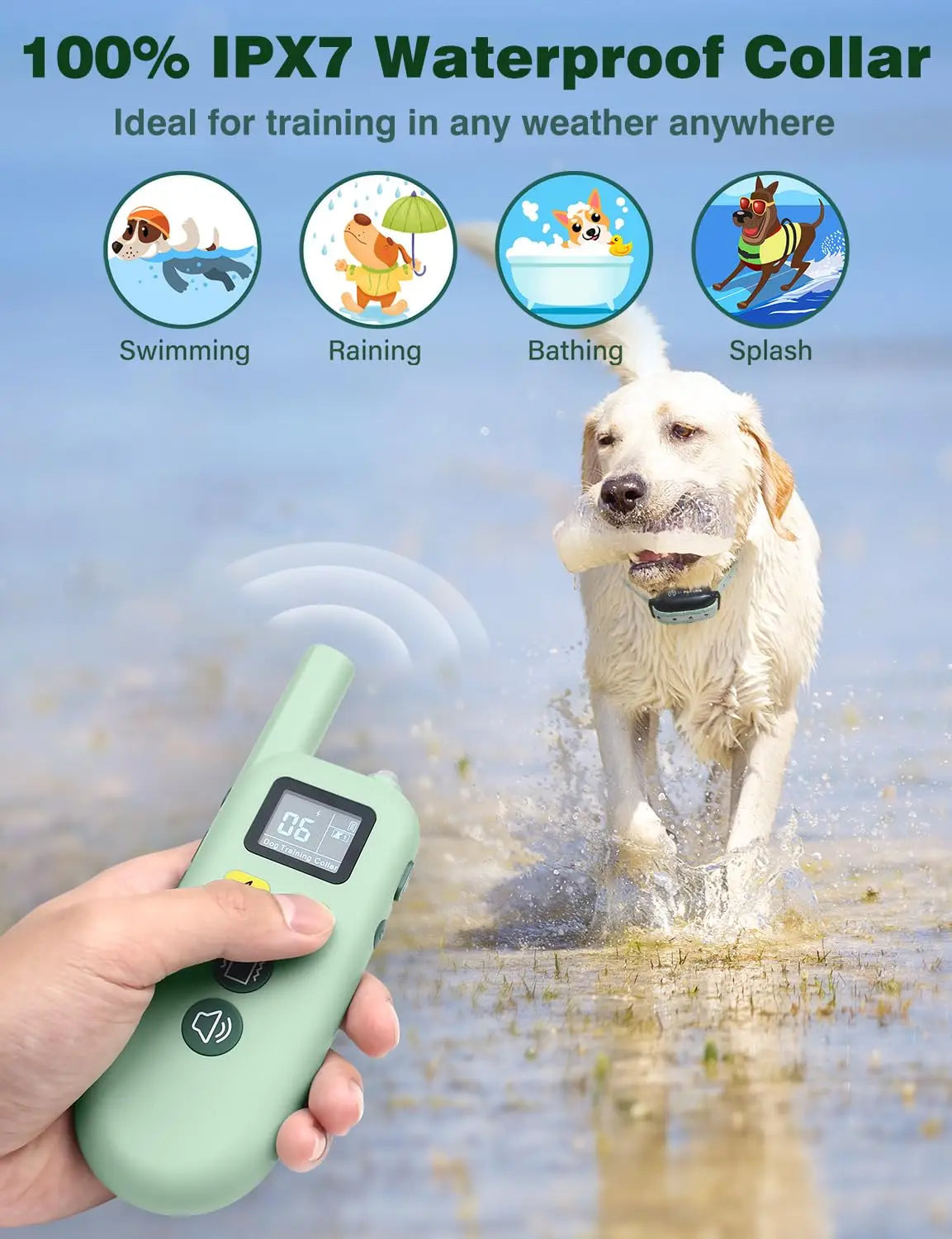 Dog Shock Collar with Remote, Shock & Double Shock Mode ,