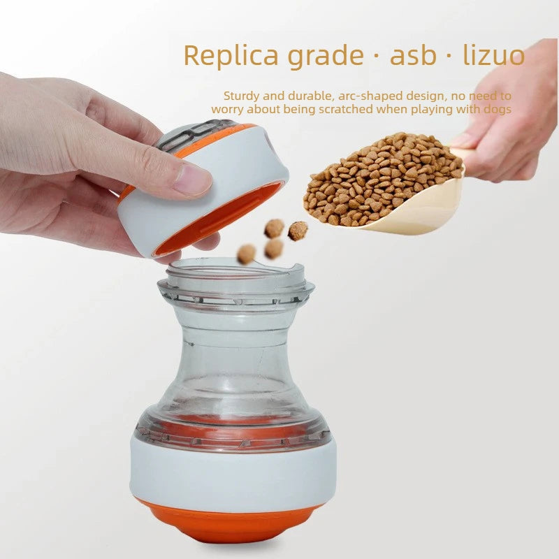 Interactive Dog Treat Dispenser Toy Dog Puzzle Rolling Leak Food Ball Toy