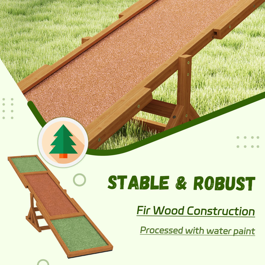 Dog Agility Seesaw Teeter Board for Training Pets Up To 88 Lbs.