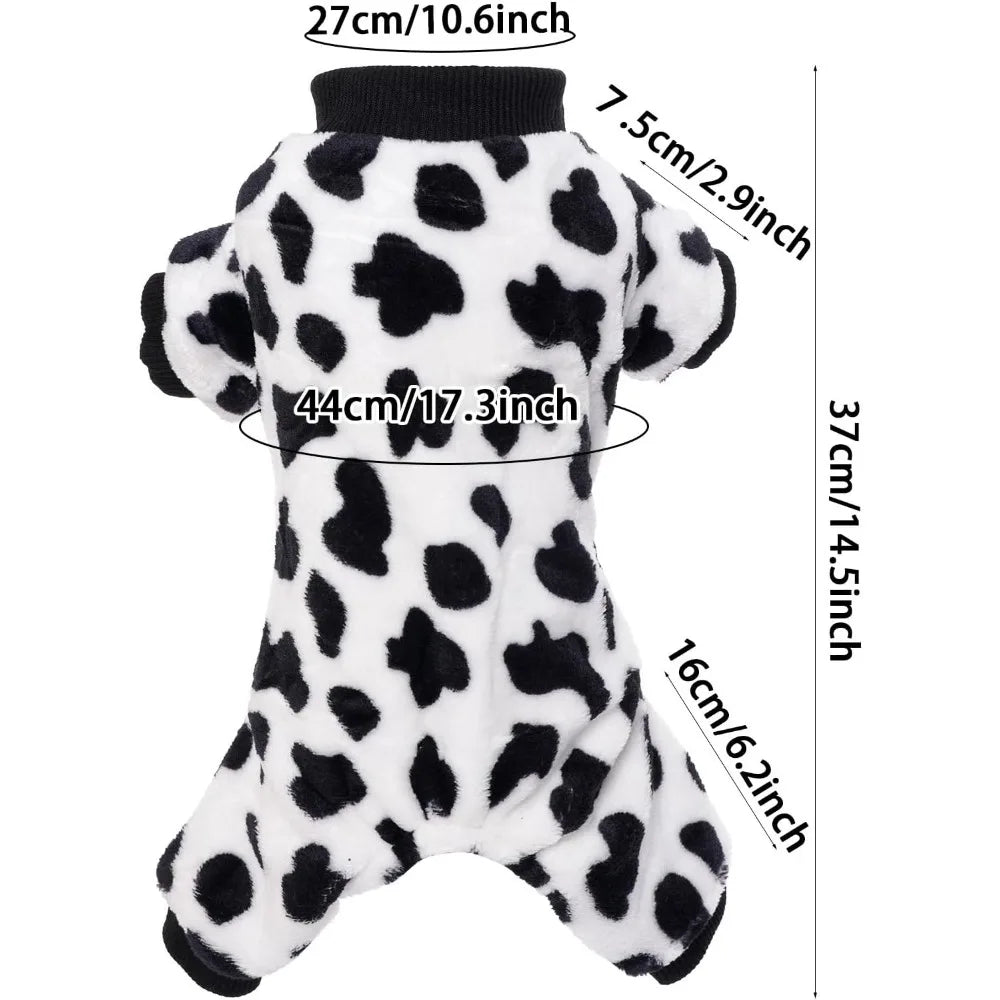 Dog 101 Dalmatian's Print Pajamas Jumpsuit for Daily Pet Wear