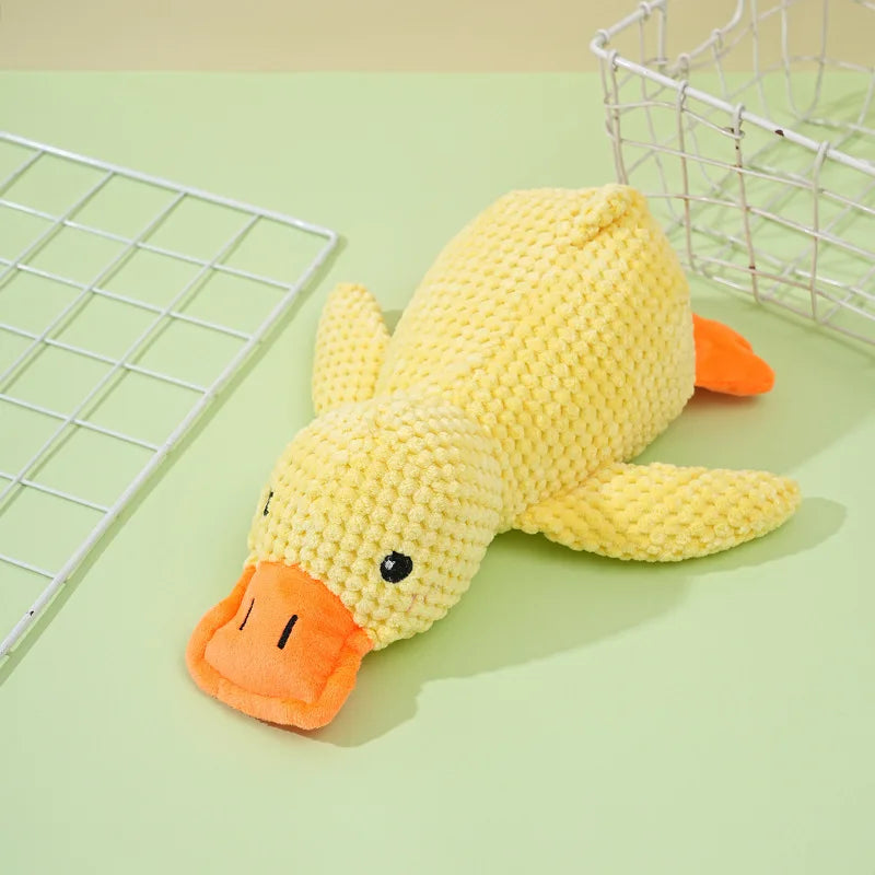 Plush Companion Sleeping Duck Dog Toys for Small Large Dogs