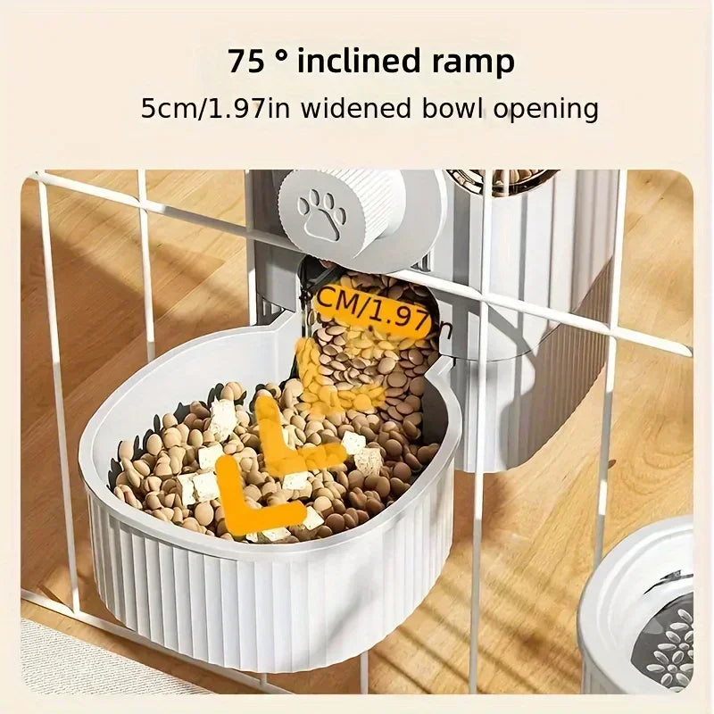 New Tepy Gravity Pet Auto Feeder Waterer