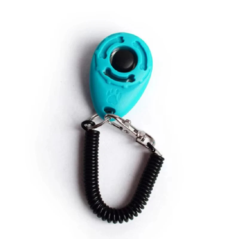 Dog Training Clicker Aid Adjustable WristStrap Sound.