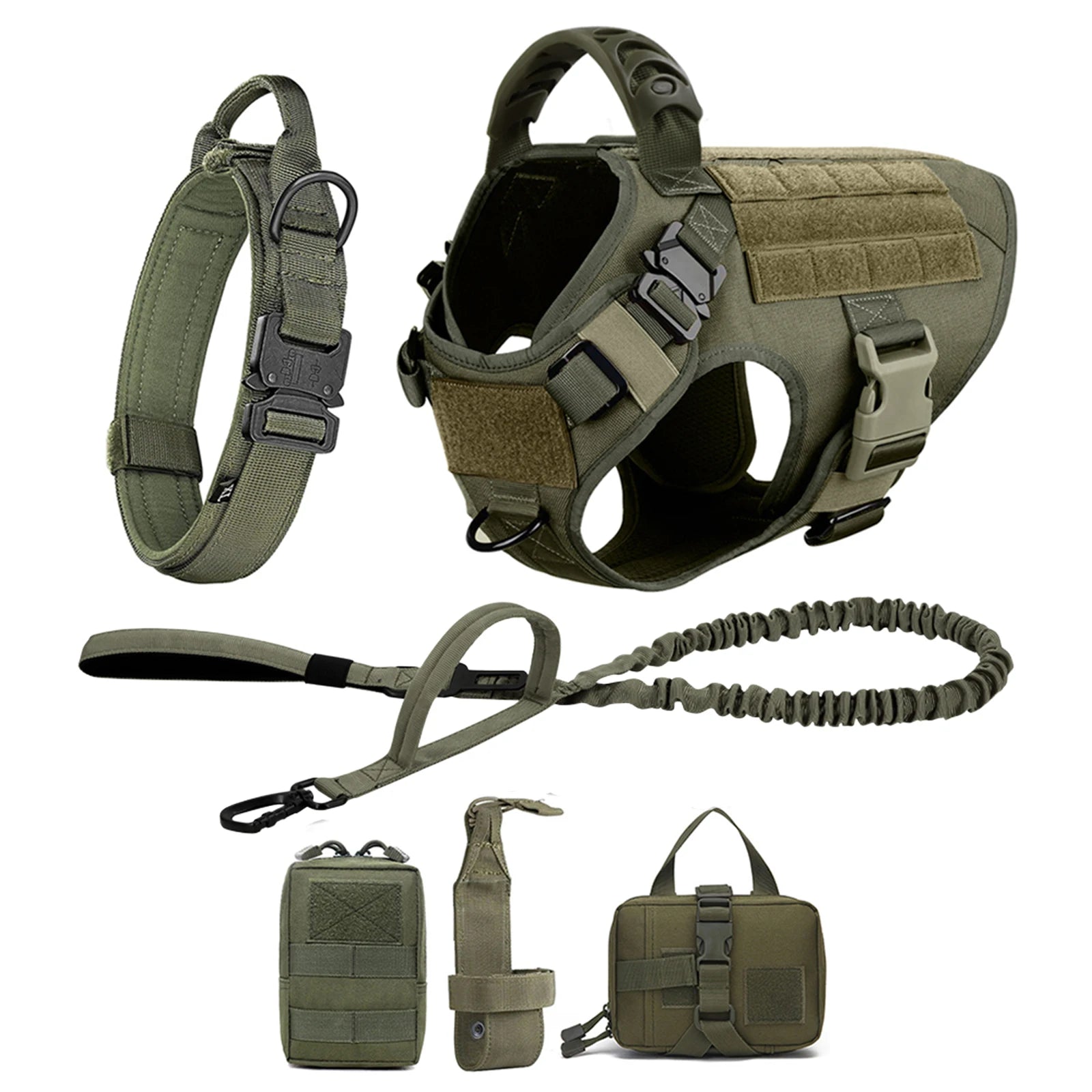 Large Dog Harness And Leash Set Pet German Shepherd Malinois