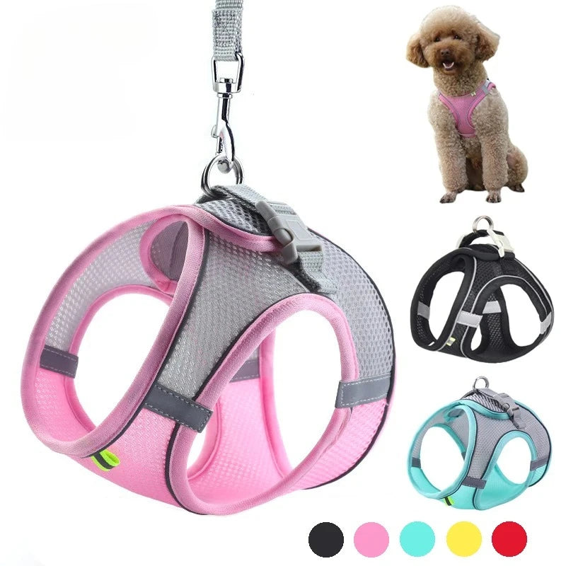 Dog Harness Leash Set for Small Dogs Adjustable