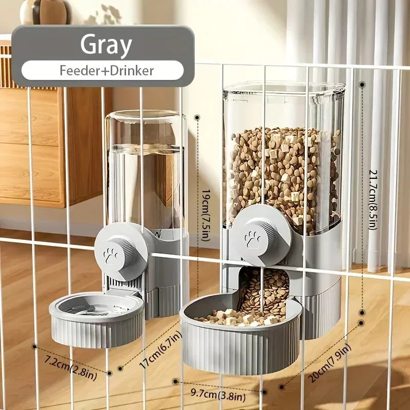 New Tepy Gravity Pet Auto Feeder Waterer