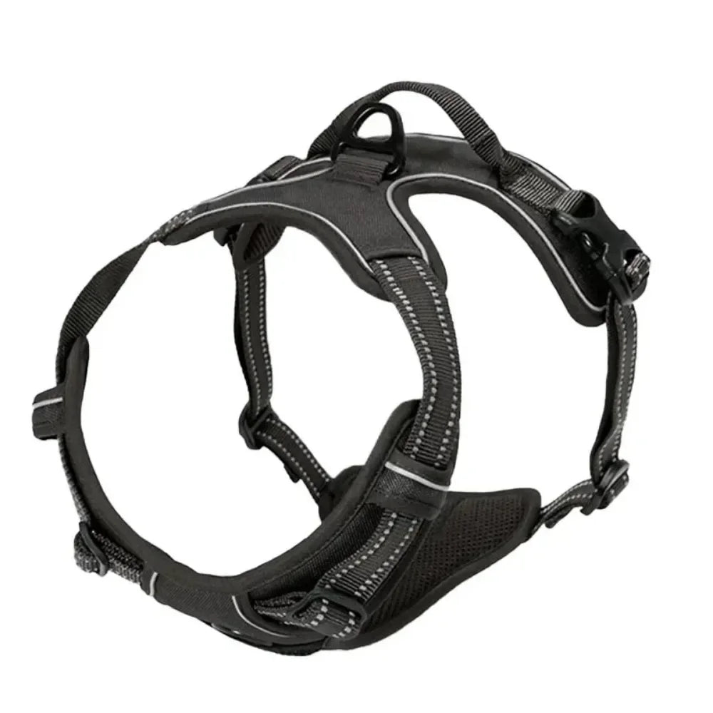 Pet Dog Harness Reflective Adjustable Breathable Vest Chest Strap