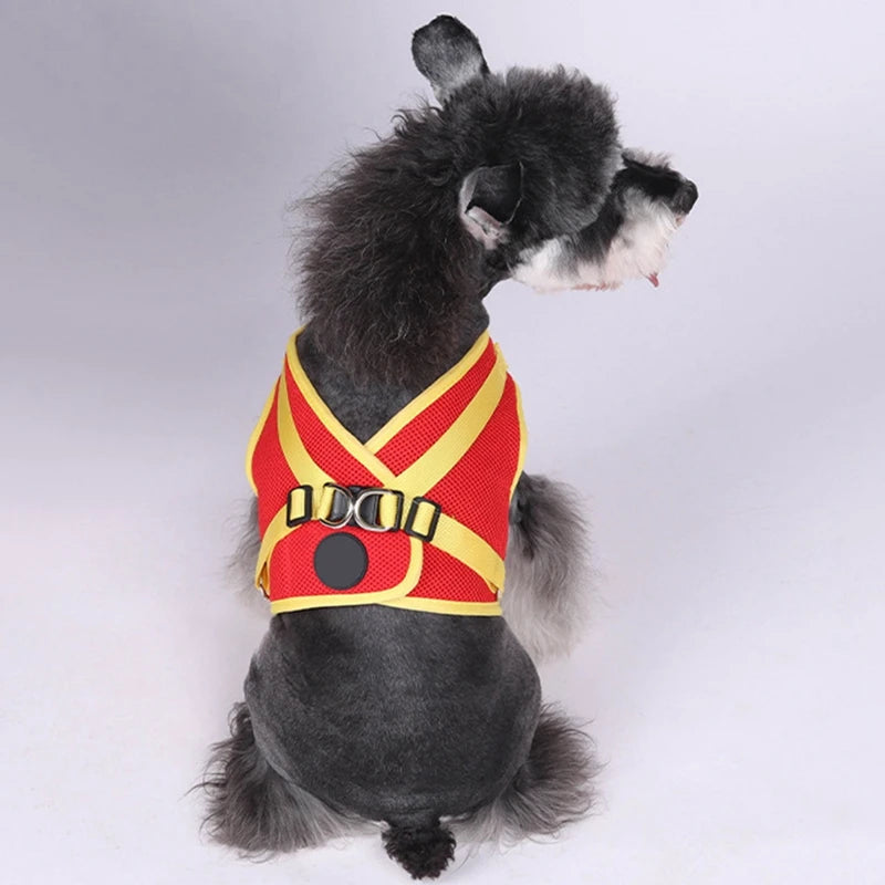 Pet Harness With Airtag Tracker And Leash Sets