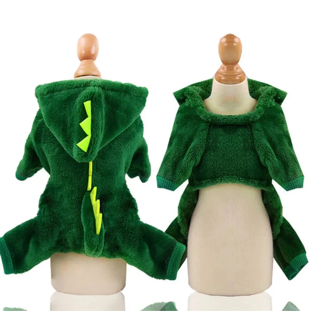 Dog Halloween Dog Clothes for Small Dogs Funny Dinosaur