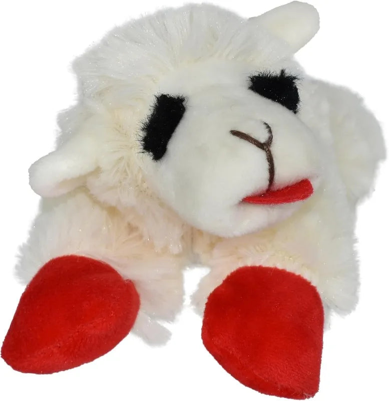 6" Lamb Chop Squeaky Dog Toy, Extra Soft Plush Chew Toy.