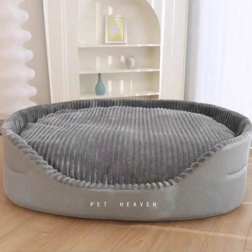 A super sized pet bed that is soft, dirt resistant, non slip