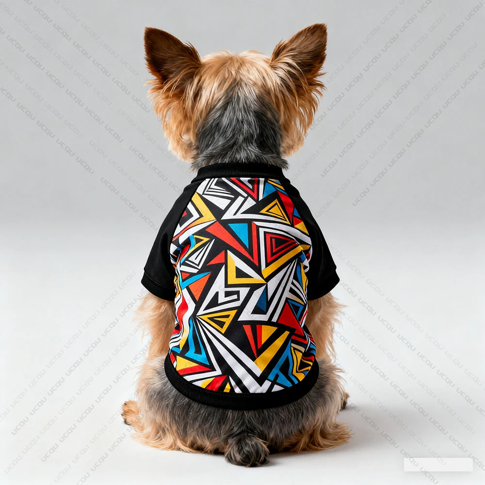 Dog T-Shirts Vest Fashion Trend Design Fresh And Cute