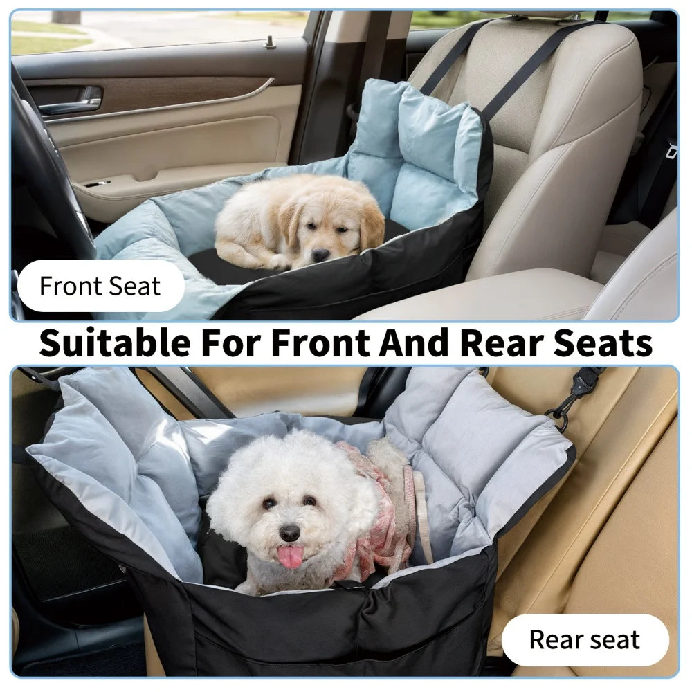 Portable Dog Car Seat Pet Puppy Booster Travel Bed