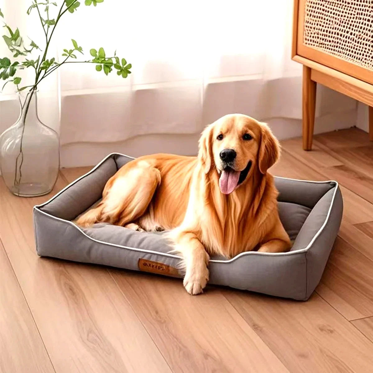 Four Season Square Dog Bed for Large Dog Mattress Bite-resistant  Waterproof