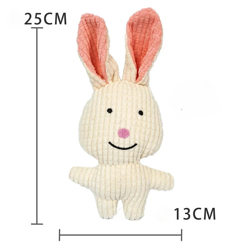 Plush Companion Sleeping Duck Dog Toys for Small Large Dogs