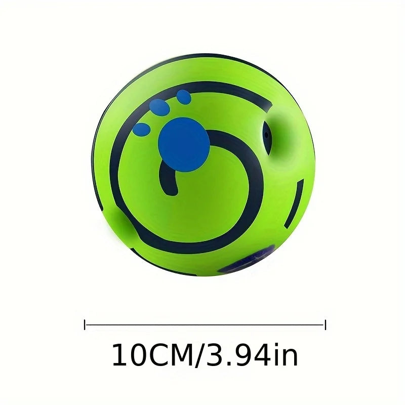 Squeaky Giggle Wobble Ball - Durable, Interactive