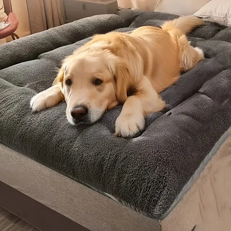 Oversized Plush Dog Bed Sofa Crate Pad Ultra Soft