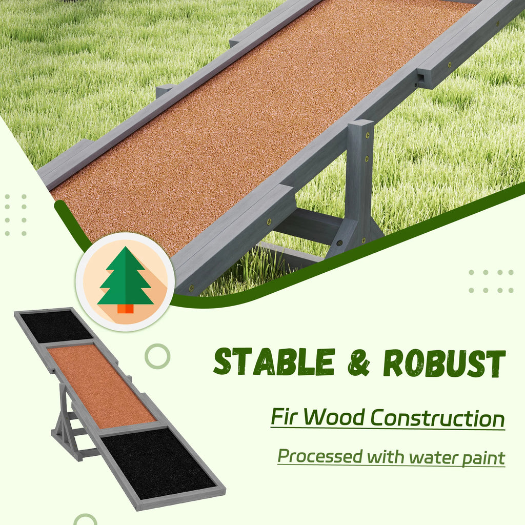 Dog Agility Seesaw Teeter Board for Training Pets Up To 88 Lbs.