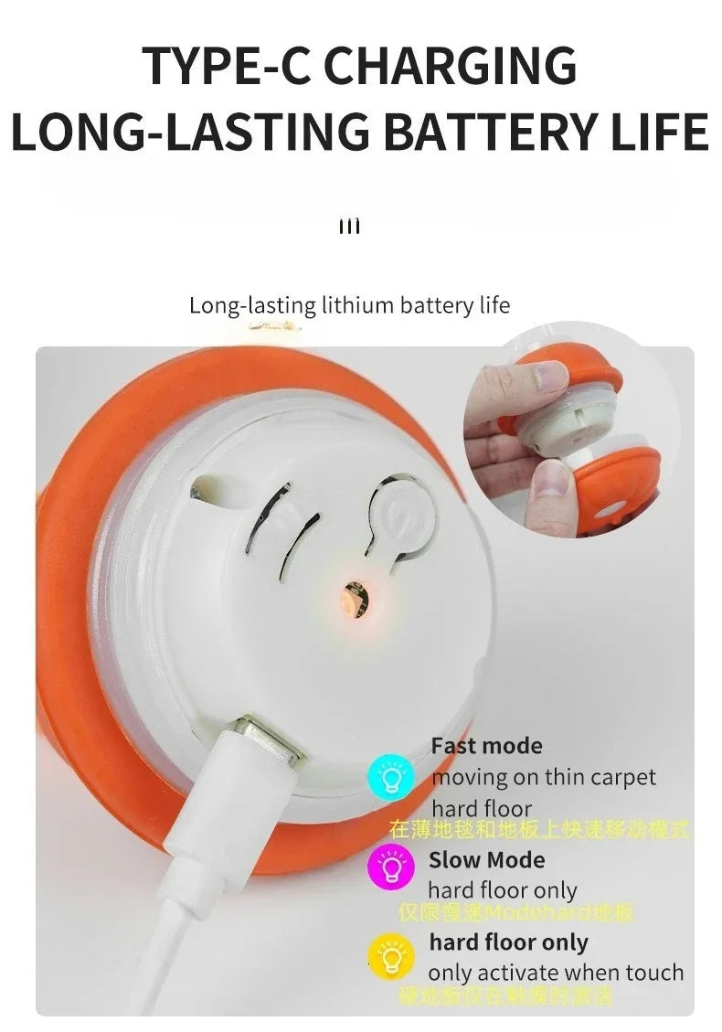 Pet Ball for Dogs Interactive Motion Activate Rolling Ball.