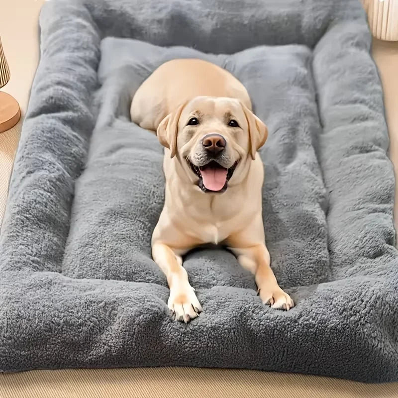 Oversized Plush Dog Bed Sofa Crate Pad Ultra Soft