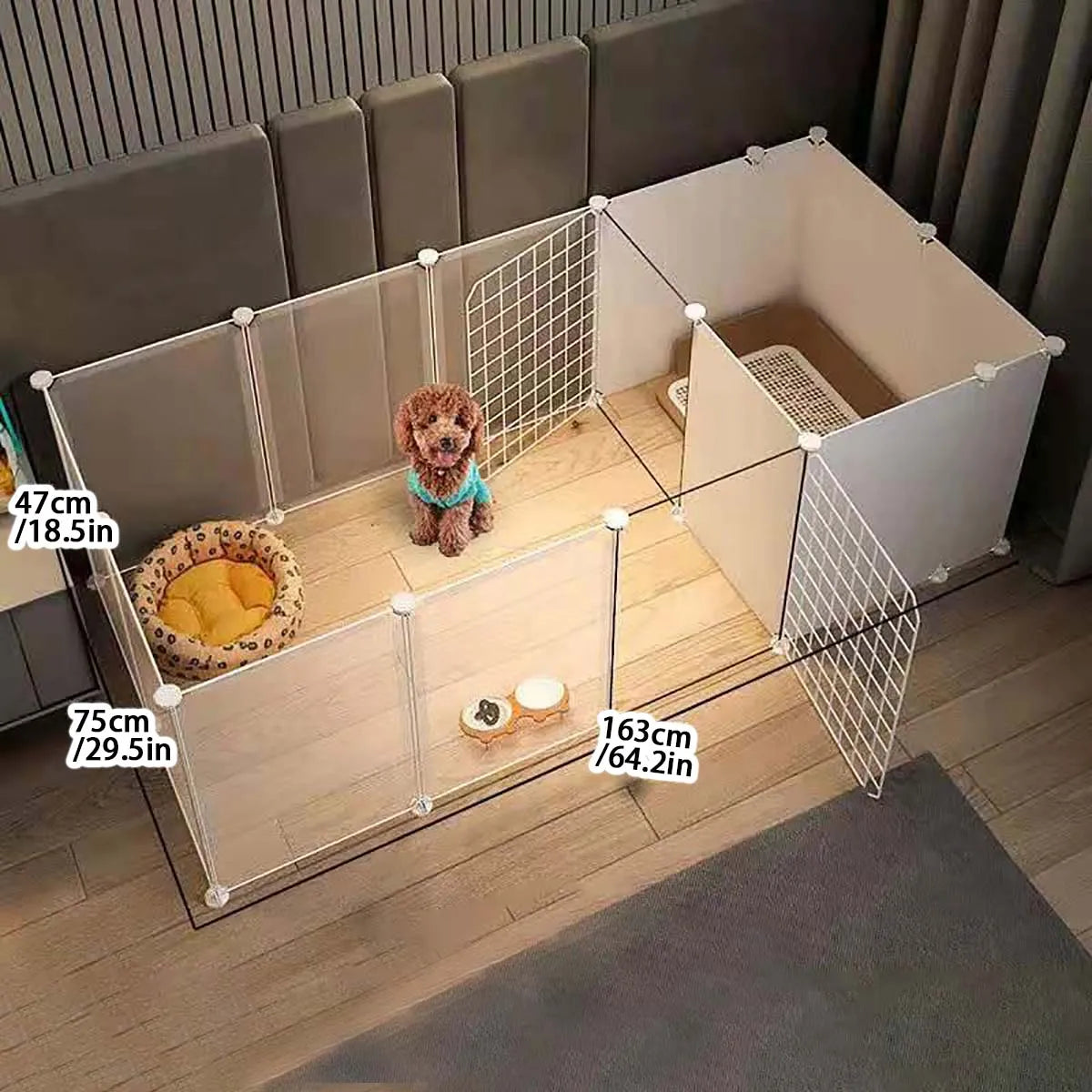 Pet dog enclosure Home House kennel Indoor small dog